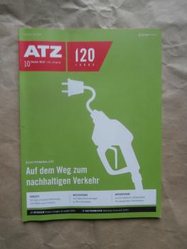 ATZ 10/2018 Auf dem Weg zum nachhaltigen Verkehr,das britische Empire hat einen Masterplan,