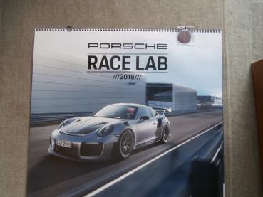 Porsche Original Kalender 2018 +Münze 991 GT2, 991 Targa 4S,718 Boxster,Cayenne Großformat