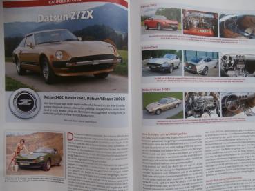 Swiss Classics Revue Nr.52-6 2015 Moretti 850 Sportiva SS und 124,Kaufberatung Datsun Z/ZX,Holzvergaser im Opel Kadett C City
