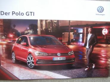VW Polo GTI Prospekt Dezember 2018 +Preisliste NEU