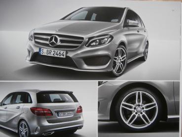 Mercedes Benz B-Klasse Sports Tourer B160 B180 +Edition B200 B220 B2250d +4Matic, B160d-B220d,200c Juni 2016
