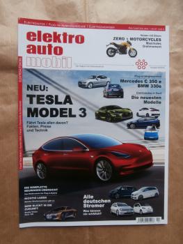 elektro auto mobil 2/2016 Zero Motorcycles,Tesla Model 3, C350e vs. 330E F30,