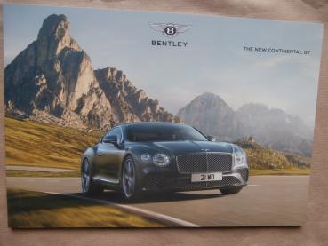 Bentley Continental GT Prospekt 2017 Brochure