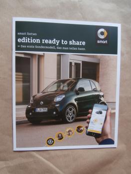 smart fortwo W453 edition ready to share 52kw August 2018 Prospekt