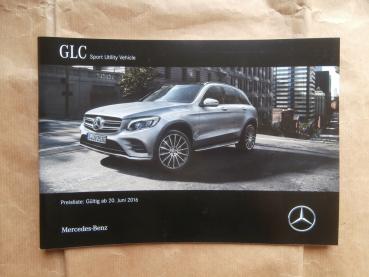 Mercedes Benz GLC Coupé X253 220d 250d 250 350e 4Matic GLC 43 4Matic 20.Juni 2016