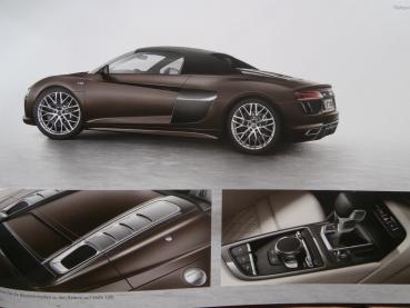 Audi R8 +LMS Coupé Spyder V10 plus +exclusive Buch Mai 2016 NEU