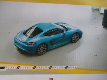 Porsche Original Kalender 2018 +Münze 991 GT2, 991 Targa 4S,718 Boxster,Cayenne Großformat