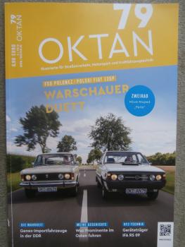 79 Oktan 3/2018 FSO Polonez vs. Polski Fiat 125P,Geräteträger IFA RS09,Genex Importfahrzeuge,Moped Möve Perle,