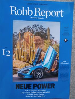 Robb Report Nr.12 McLaren 720S Spider,Ferrari 250GTO,Ares Design,Brabus Shadow 800