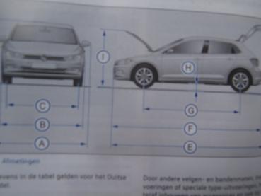 VW Polo Instructieboekje Typ 2G 147kw 85kw 85kw 70kw TDI 59kw,SRE 66kw 55kw 48kw+CNG TGI 11/2017
