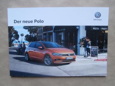 VW Polo Typ AU +Highline +R Line Prospekt November 2017