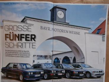 Auto Zeitung classiccars Faszination BMW E12 E28 E34 E39 + 635CSi Grupp A von 1984, Stuck am Ring,328 MM