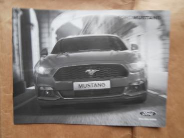 Ford Mustang +T Fastback Convertible Preisliste 26.April 2016 NEU