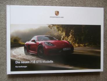 Porsche Cayman Boxster 718 GTS Modelle Katalog Oktober 2017