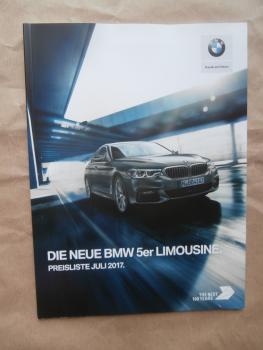 BMW 520i 530i 540i M550i +xDrive,520d +ED Edition 525d 530d 540d M550d,530e iPerformance G30 7/2017