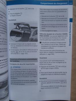 Mercedes Benz Classe C BR205 C180 C200 C220 C250 C300 BlueTEC Hybrid C400 4Matic Anleitung Französisch 9/2014