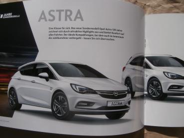 Opel 120 Jahre Sondermodelle Karl,Corsa E,Adam +Rocks,Astra K,Zafira, Mokka X,Crossland X,Grandland,Insignia Januar 2019