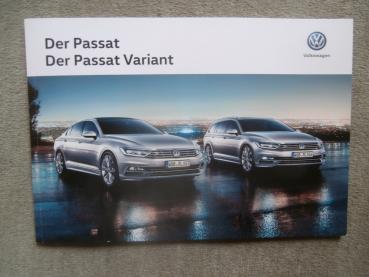 VW Passat +Variant B8 (Typ 3G) Prospekt Facelift Juni 2019 +R-Line +Preisliste