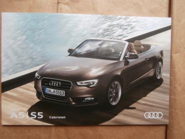Audi A5 S5 Cabriolet Prospekt April 2016 NEU