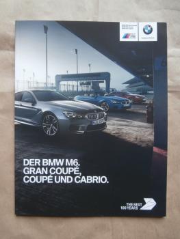 BMW M6 Gran Coupé Coupé F13 Cabriolet F12 September 2016 +Competition Paket +Individual