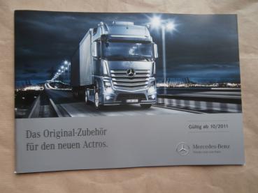 Mercedes Benz Actros Original Zubehör Katalog Oktober 2011