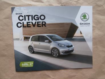Skoda Citigo Clever Prospekt +Preisliste November 2017