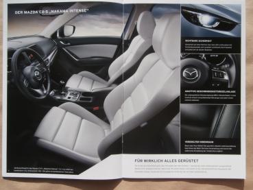 Mazda CX-5 Nakama +Intense Juni 2016 +Preisliste