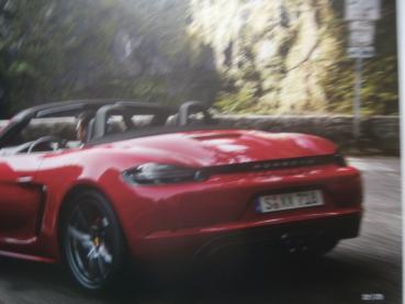 Porsche Cayman Boxster 718 GTS Modelle Katalog Oktober 2017
