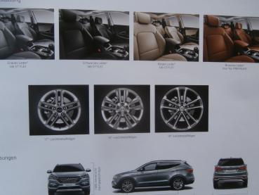 Hyundai Santa Fe Typ DM August 2016 Prospekt