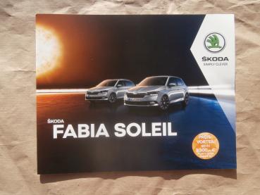 Skoda Fabia Typ NJ Soleil November 2018