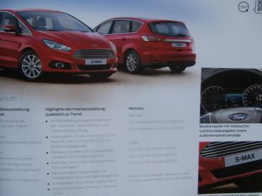 Ford S-Max +Vignale +Business Prospekt April 2017