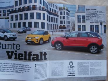 Auto Zeitung 25/2017 Kia Stonic vs. Crossland X vs. Captur vs. C-HR Testbericht