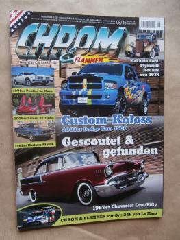 Chrom & Flammen 8/2016 57er Chevrolet One-Fifty Sedan,03er Dodge Ram 1500, 68er Ford Mustang GT 428 Cobrajet,
