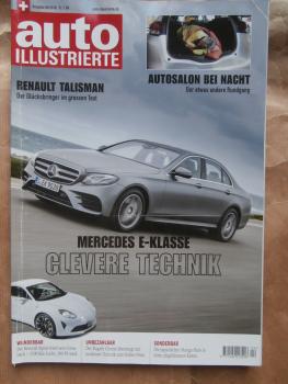 auto illustrierte 4/2016 Mercedes Benz E-Klasse BR213,GLE Coupé, Fiat 500,335d xDrive Touring F31,Vitara,