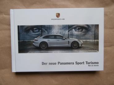 Porsche Panamera Sport Turismo 4S Turbo Diesel E-Hybrid Buch März 2017 NEU