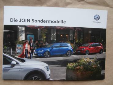 VW Join Sondermodelle up! Golf VII Touran Tiguan Sharan Caddy +T6 Multivan +R-Line 11/2017