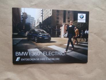 BMW i 360 Grad Electric E-Mobilität Flyer Prospekt 2017