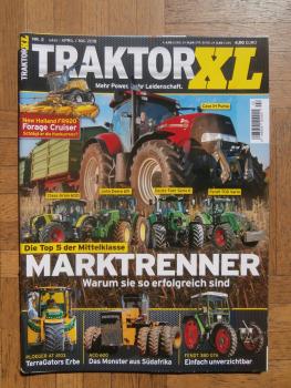 Traktor XL Magazin Nr.2/2018 Claas Arion 600,John Deere 6R,Deutz-Fahr Serie 6,Fendt 700 Vario,Case IH Puma,