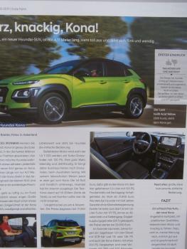 Hyundai Kona Pessespiegel im Dezember 2017
