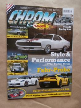 Chrom & Flammen 9/2016 62er Buick LeSabre,71er Ford Torino,2016er Corvette Z06 & Stingray Convertible,