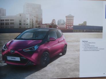 Toyota Aygo x x-play x-play connect x-cie x-clusiv x-trend x-sky Prospekt Mai 2018 +Preisliste