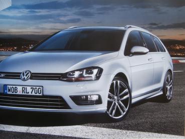 VW Golf7 Variant Prospekt Mai 2016 +R-Line +BlueMotion