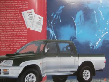 Mitsubishi L200 Magnum L200 GLX Prospekt 9/2000 2.5td GLX Doppelkabine +Club Cab