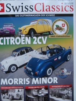 Swiss Classics Revue Nr.39-3 2013 Citroen 2CV, Morris Minor, Autotraktoren,alles über Gebriebe,