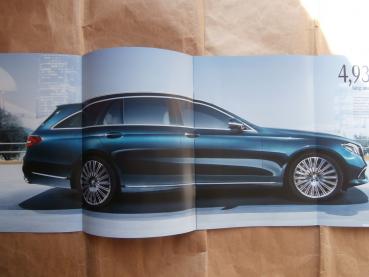 Mercedes Benz E-Klasse T-Modell BR213 Masterpiece of Intelligence Sonderprospekt 9/2016 NEU