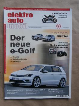 elektro auto mobil 3/2016 Energica EVA,e-Golf,Mahindra e2o,Citroen E-Méhari,