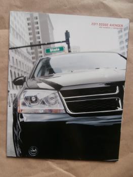 Dodge Avenger 2011 +Mopar Zubehör Katalog Brochure USA