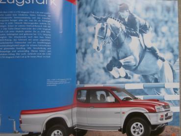 Mitsubishi L200 Magnum L200 GLX Prospekt 9/2000 2.5td GLX Doppelkabine +Club Cab
