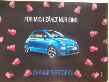 Fiat 500S NEW Facelift Prospekt Juni 2016 NEU