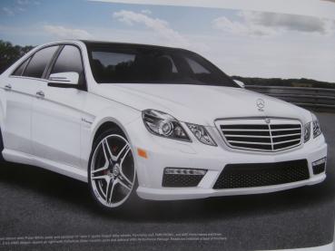 Mercedes Benz E-Class Sedan and Wagon 2013 E350 +BlueTEC E400 Hybrid E550 USA Brochure BR212